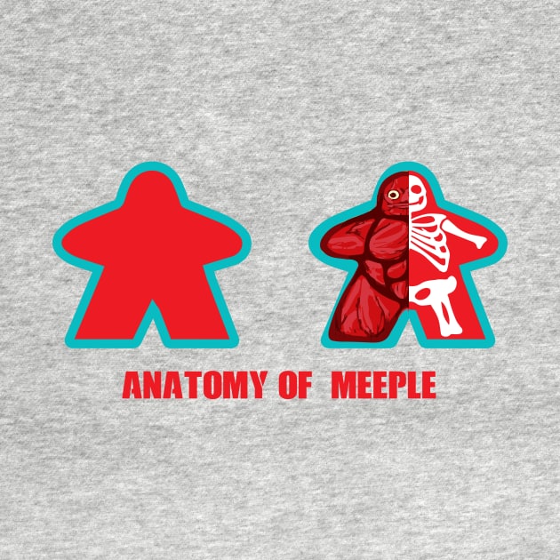 Anatomy of Meeple - Board Game Inspired Graphic - Tabletop Gaming  - BGG by MeepleDesign